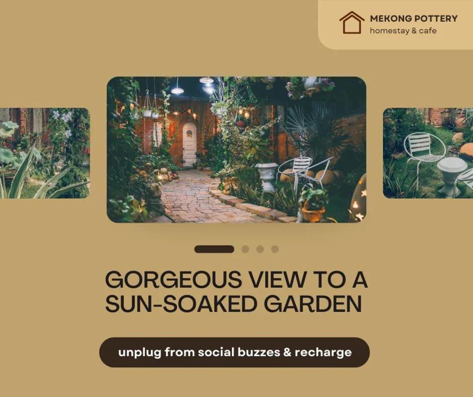 Mekong Pottery Homestay, Green-Friendly & Boat Tour Виньлонг Экстерьер фото