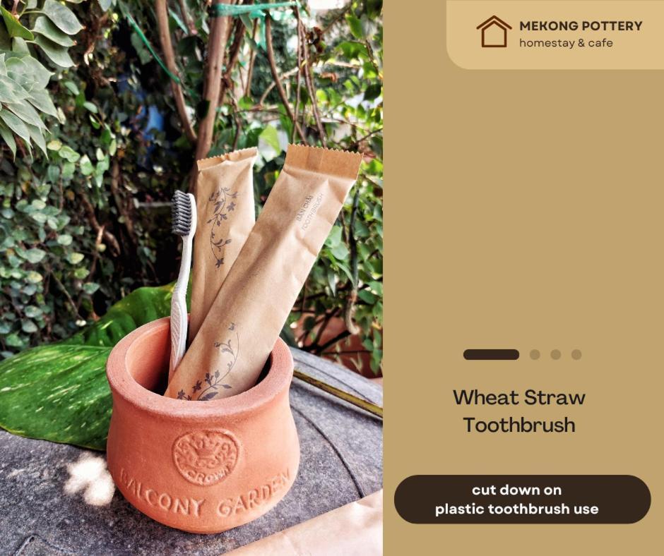 Mekong Pottery Homestay, Green-Friendly & Boat Tour Виньлонг Экстерьер фото