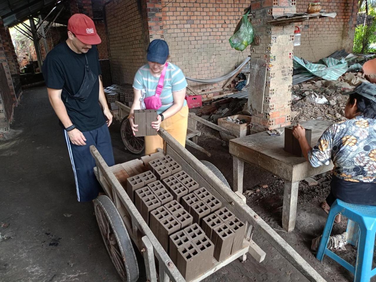 Mekong Pottery Homestay, Green-Friendly & Boat Tour Виньлонг Экстерьер фото
