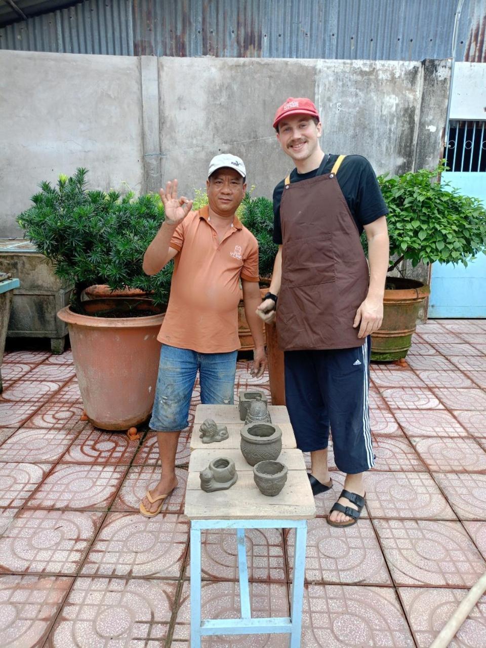 Mekong Pottery Homestay, Green-Friendly & Boat Tour Виньлонг Экстерьер фото